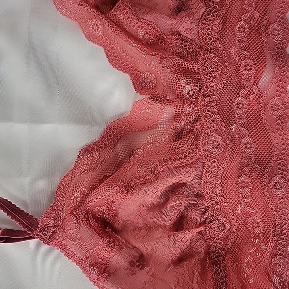 b. tempted Coral Lace Bralette, Size: XL, NWT - Picture 2 of 7